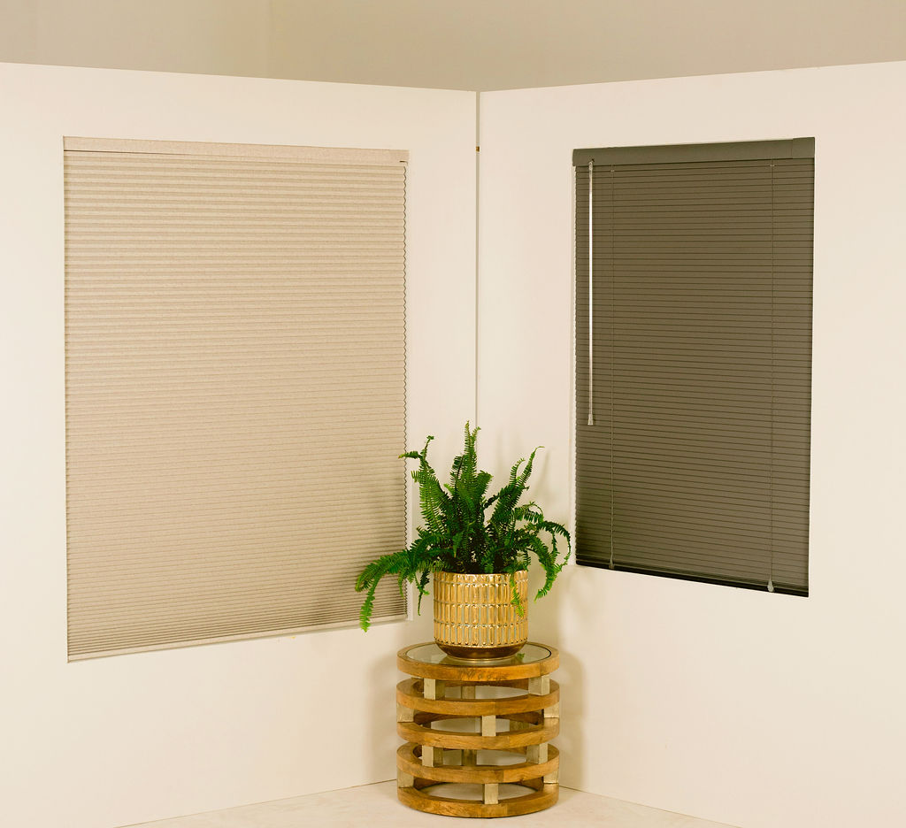 Roller blinds in modern room