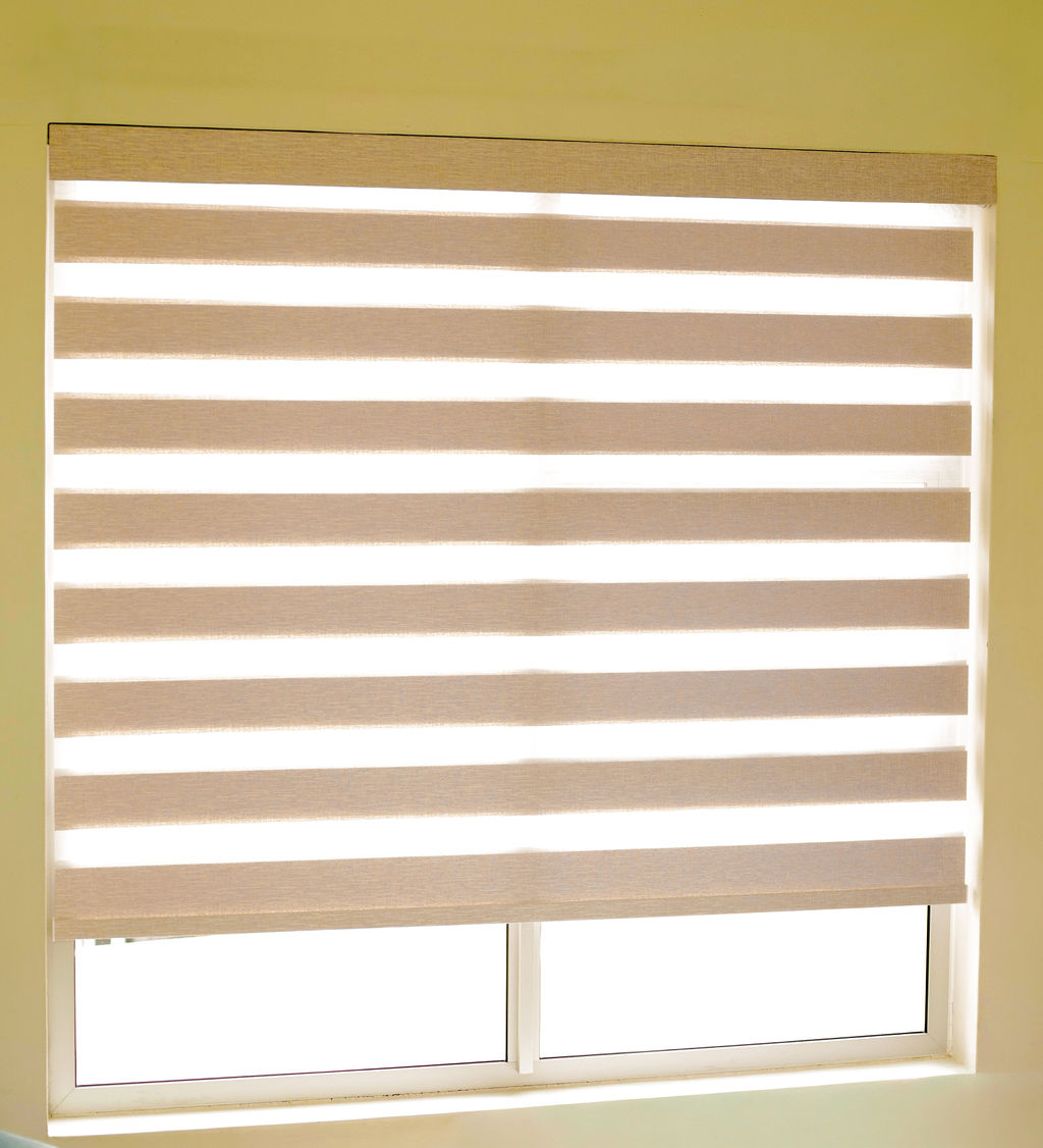 Zebra Blinds — Wide Window